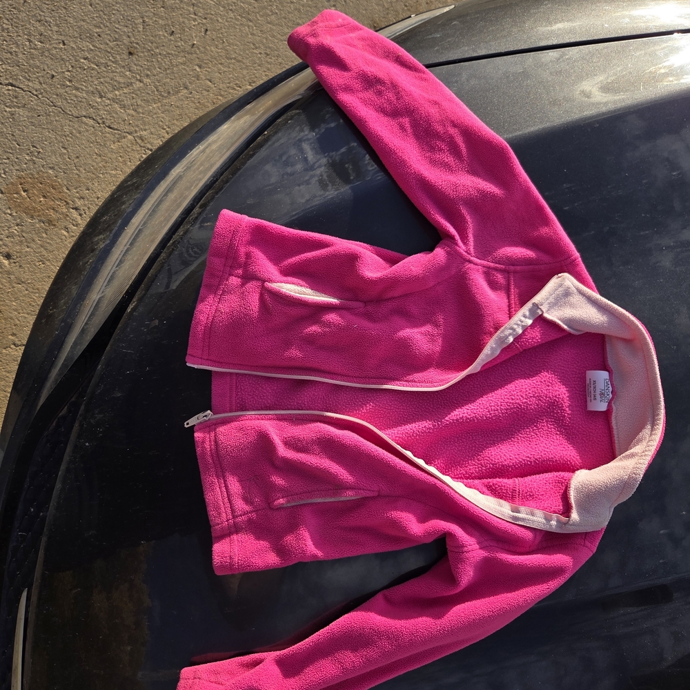 Danskin Bright Pink Kids Fleece Jacket